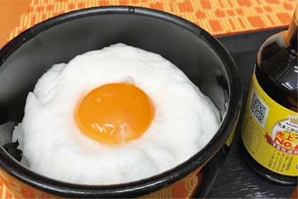 卵かけご飯出来上がり